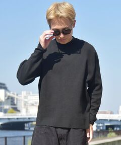 SHIPS / シップス ニット・セーター | City Ambient Products: 〈手洗い可能〉14ゲージ ダブルジャカード モックネック ニット