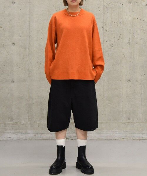 SHIPS / シップス ニット・セーター | City Ambient Products: 〈手洗い可能〉14ゲージ ダブルジャカード モックネック ニット | 詳細6