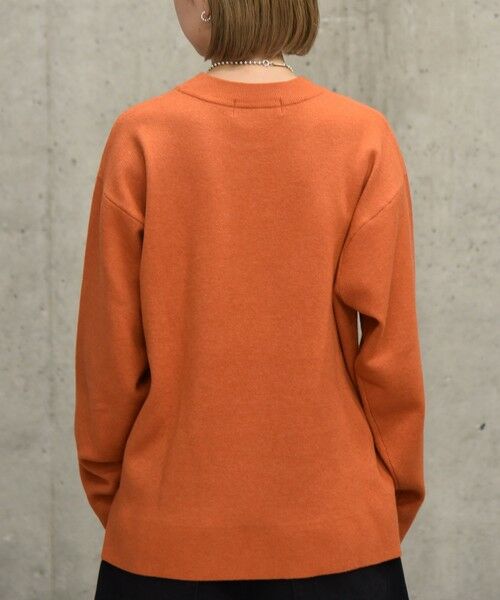 SHIPS / シップス ニット・セーター | City Ambient Products: 〈手洗い可能〉14ゲージ ダブルジャカード モックネック ニット | 詳細8