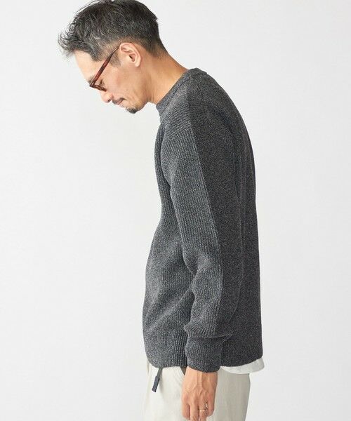 SHIPS / シップス ニット・セーター | 【WEB限定】SHIPS: ビッグシルエット クルーネック レイヤード ニット（ニット+ロンT） | 詳細8
