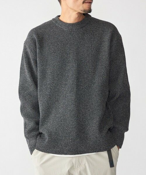 SHIPS / シップス ニット・セーター | 【WEB限定】SHIPS: ビッグシルエット クルーネック レイヤード ニット（ニット+ロンT） | 詳細11