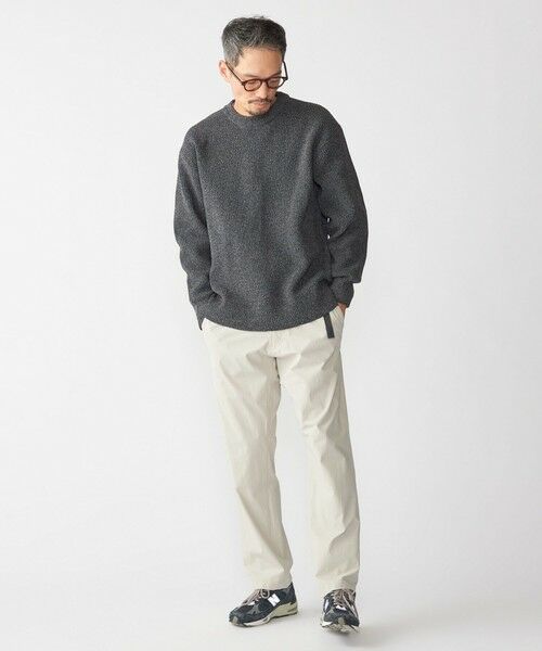 SHIPS / シップス ニット・セーター | 【WEB限定】SHIPS: ビッグシルエット クルーネック レイヤード ニット（ニット+ロンT） | 詳細2