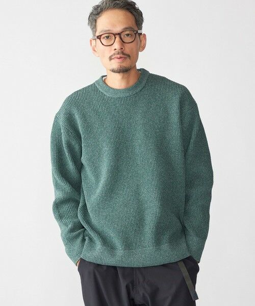SHIPS / シップス ニット・セーター | 【WEB限定】SHIPS: ビッグシルエット クルーネック レイヤード ニット（ニット+ロンT） | 詳細29