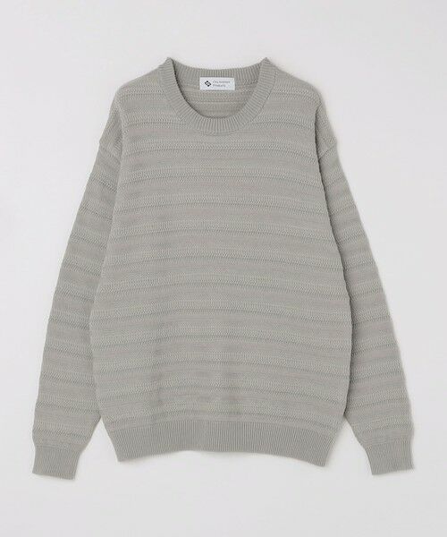 SHIPS / シップス ニット・セーター | City Ambient Products: 〈手洗い可能〉7ゲージ ランダム ボーダー クルーネック ニット | 詳細5