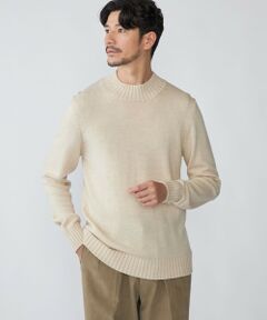 SHIPS / シップス ニット・セーター | 【SHIPS別注】PIACENZA: ウール ミドルゲージ モックネック ニット