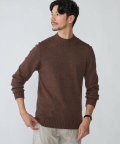 SHIPS / シップス ニット・セーター | 【SHIPS別注】PIACENZA: ウール ミドルゲージ モックネック ニット