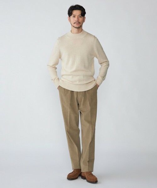 SHIPS / シップス ニット・セーター | 【SHIPS別注】PIACENZA: ウール ミドルゲージ モックネック ニット | 詳細2