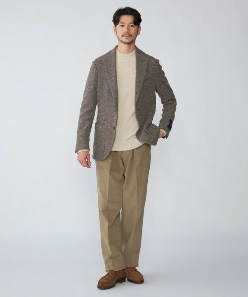 SHIPS / シップス ニット・セーター | 【SHIPS別注】PIACENZA: ウール ミドルゲージ モックネック ニット | 詳細4