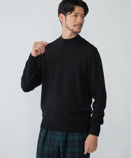 SHIPS / シップス ニット・セーター | 【SHIPS別注】PIACENZA: ウール ミドルゲージ モックネック ニット | 詳細15