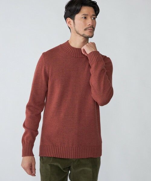 SHIPS / シップス ニット・セーター | 【SHIPS別注】PIACENZA: ウール ミドルゲージ モックネック ニット | 詳細27