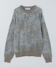 SHIPS / シップス ニット・セーター | City Ambient Products: シャギー ジャカード クルーネック ニット