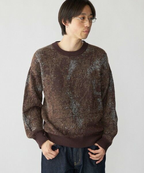 SHIPS / シップス ニット・セーター | City Ambient Products: シャギー ジャカード クルーネック ニット | 詳細7