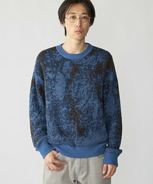 SHIPS / シップス ニット・セーター | City Ambient Products: シャギー ジャカード クルーネック ニット | 詳細11