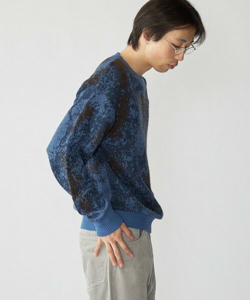 SHIPS / シップス ニット・セーター | City Ambient Products: シャギー ジャカード クルーネック ニット | 詳細14