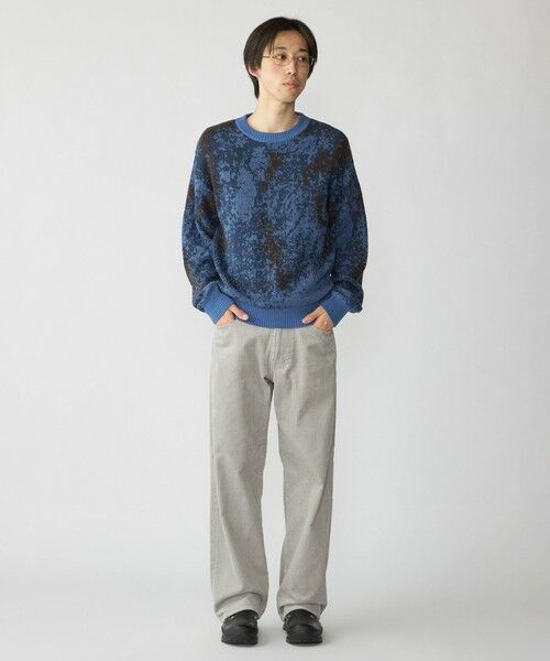 SHIPS / シップス ニット・セーター | City Ambient Products: シャギー ジャカード クルーネック ニット | 詳細15