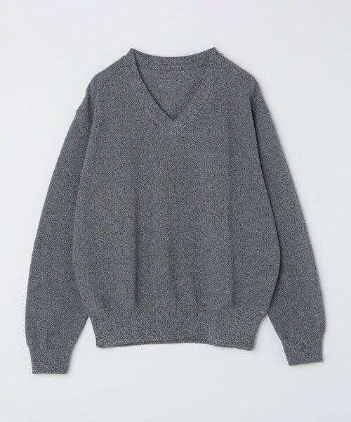 SHIPS / シップス ニット・セーター | 【City Ambient Products別注】crepuscule: LIGHT MOSS STITCH Vネックニット | 詳細11