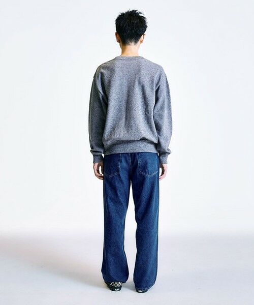 SHIPS / シップス ニット・セーター | 【City Ambient Products別注】crepuscule: LIGHT MOSS STITCH Vネックニット | 詳細3