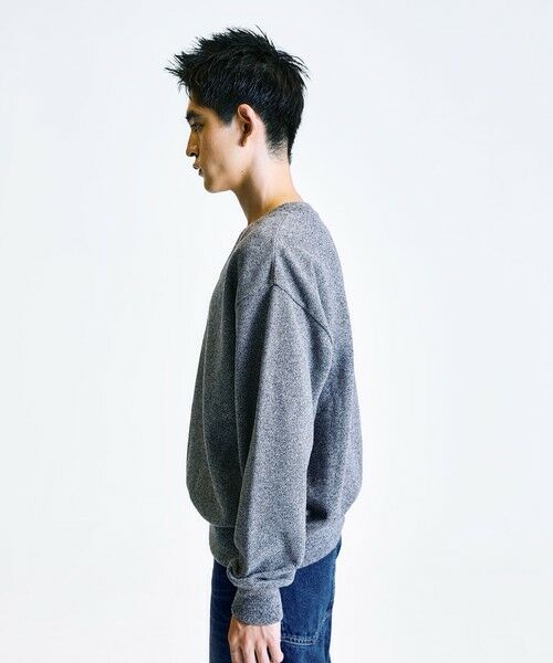 SHIPS / シップス ニット・セーター | 【City Ambient Products別注】crepuscule: LIGHT MOSS STITCH Vネックニット | 詳細6