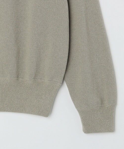 SHIPS / シップス ニット・セーター | 【City Ambient Products別注】crepuscule: LIGHT MOSS STITCH Vネックニット | 詳細16