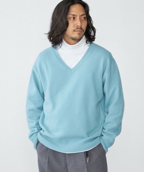 SHIPS / シップス ニット・セーター | SHIPS:〈手洗い可能〉ソフト ウール Vネック ニット（アンサンブル対応） | 詳細16