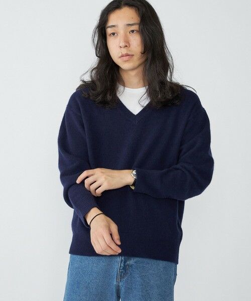 SHIPS / シップス ニット・セーター | SHIPS:〈手洗い可能〉ソフト ウール Vネック ニット（アンサンブル対応） | 詳細20