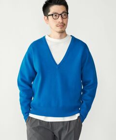 SHIPS / シップス ニット・セーター | SHIPS: ダブルフェイス コットンカシミヤ Vネック 長袖 ニット