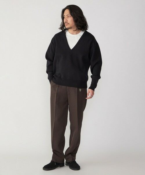 SHIPS / シップス ニット・セーター | SHIPS: ダブルフェイス コットンカシミヤ Vネック 長袖 ニット | 詳細6