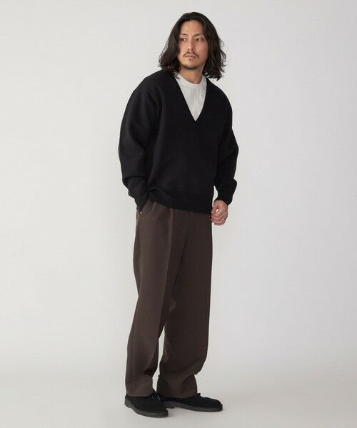 SHIPS / シップス ニット・セーター | SHIPS: ダブルフェイス コットンカシミヤ Vネック 長袖 ニット | 詳細10