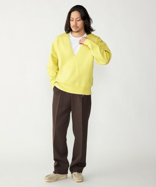 SHIPS / シップス ニット・セーター | SHIPS: ダブルフェイス コットンカシミヤ Vネック 長袖 ニット | 詳細17