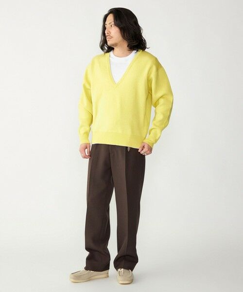 SHIPS / シップス ニット・セーター | SHIPS: ダブルフェイス コットンカシミヤ Vネック 長袖 ニット | 詳細19