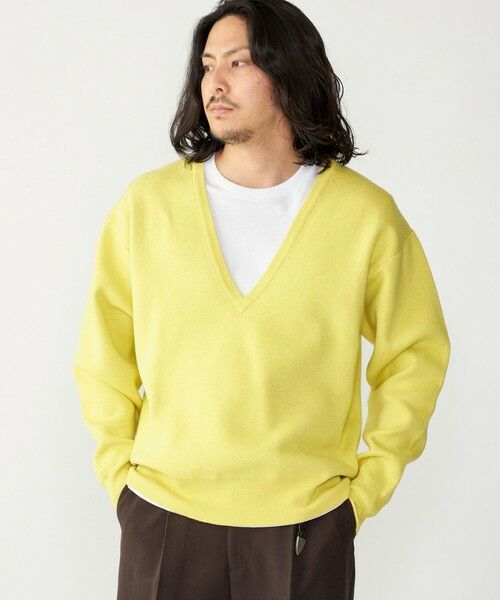 SHIPS / シップス ニット・セーター | SHIPS: ダブルフェイス コットンカシミヤ Vネック 長袖 ニット | 詳細20