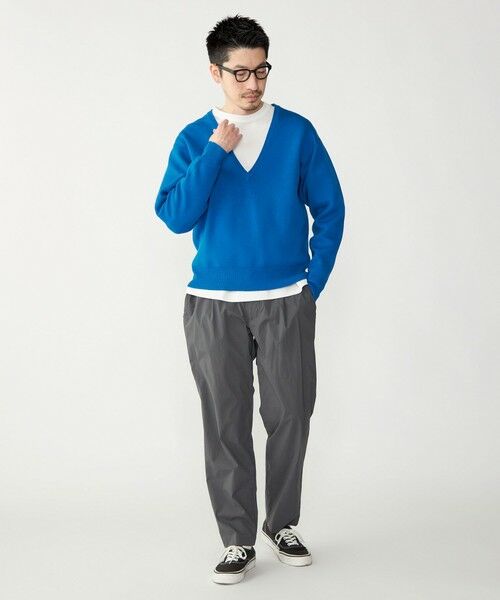 SHIPS / シップス ニット・セーター | SHIPS: ダブルフェイス コットンカシミヤ Vネック 長袖 ニット | 詳細30