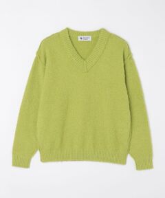 SHIPS / シップス ニット・セーター | City Ambient Products:〈手洗い可能〉ループヤーン ワイドリブ Vネック ニット