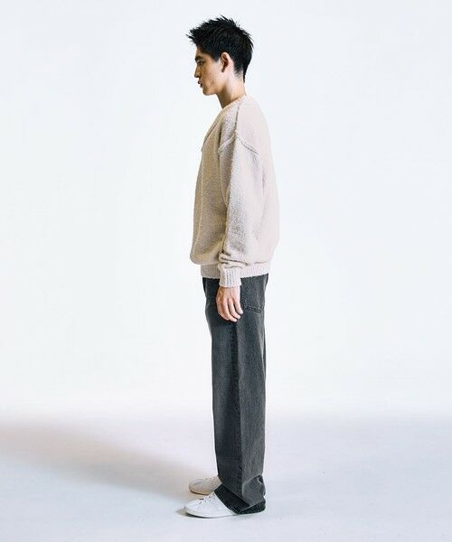 SHIPS / シップス ニット・セーター | City Ambient Products:〈手洗い可能〉ループヤーン ワイドリブ Vネック ニット | 詳細2