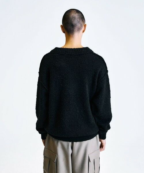 SHIPS / シップス ニット・セーター | City Ambient Products:〈手洗い可能〉ループヤーン ワイドリブ Vネック ニット | 詳細21