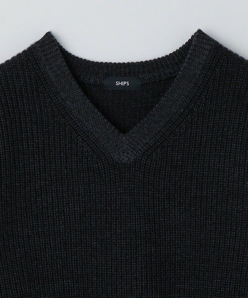 SHIPS / シップス ニット・セーター | SHIPS: ウール ガーメントダイ Vネック ニット | 詳細5