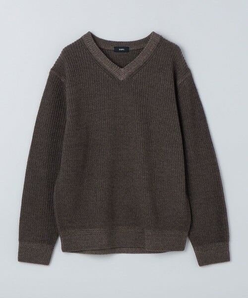 SHIPS / シップス ニット・セーター | SHIPS: ウール ガーメントダイ Vネック ニット | 詳細17