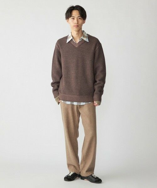 SHIPS / シップス ニット・セーター | SHIPS: ウール ガーメントダイ Vネック ニット | 詳細9