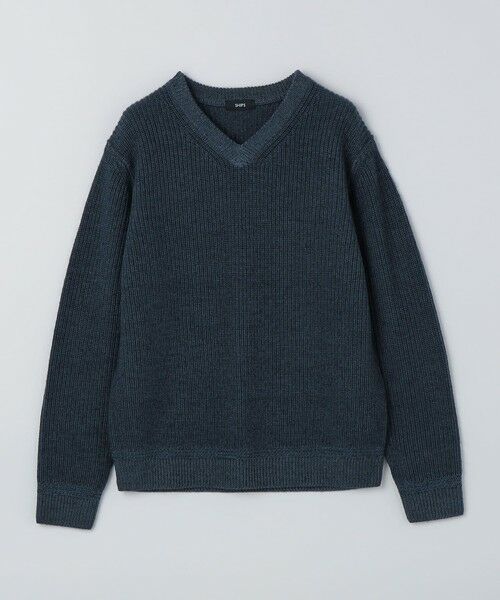 SHIPS / シップス ニット・セーター | SHIPS: ウール ガーメントダイ Vネック ニット | 詳細21
