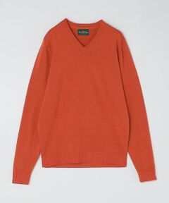 SHIPS / シップス ニット・セーター | ALANPAINE: 14ゲージ コットン Vネック ニット
