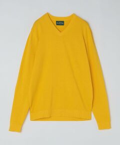 SHIPS / シップス ニット・セーター | ALANPAINE: 14ゲージ コットン Vネック ニット
