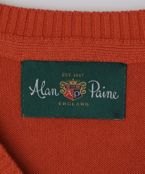 SHIPS / シップス ニット・セーター | ALANPAINE: 14ゲージ コットン Vネック ニット | 詳細5