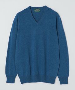 SHIPS / シップス ニット・セーター | ALAN PAINE: 12ゲージ カシミヤ Vネックニット