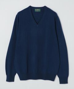 SHIPS / シップス ニット・セーター | ALAN PAINE: 12ゲージ カシミヤ Vネックニット