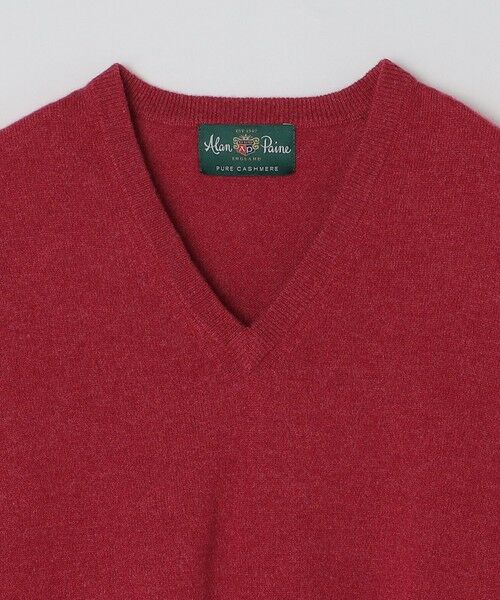 SHIPS / シップス ニット・セーター | ALAN PAINE: 12ゲージ カシミヤ Vネックニット | 詳細3