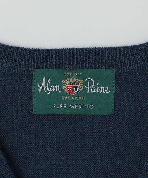 SHIPS / シップス ニット・セーター | ALAN PAINE:10ゲージ メリノウール Vネック ニット | 詳細6