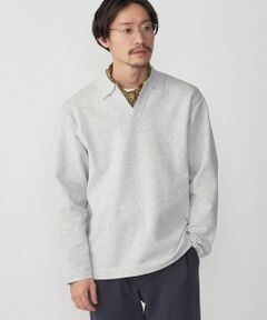 SHIPS / シップス カットソー | SHIPS:〈手洗い可能〉14ゲージ TEXBRID(R) ミラノリブ スキッパー ポロシャツ