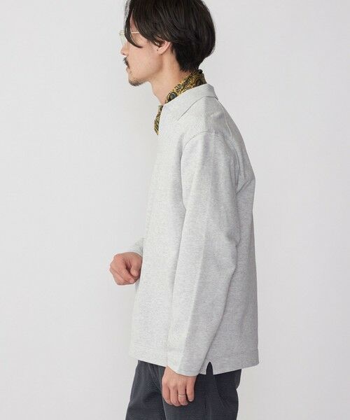 SHIPS / シップス カットソー | SHIPS:〈手洗い可能〉14ゲージ TEXBRID(R) ミラノリブ スキッパー ポロシャツ | 詳細2