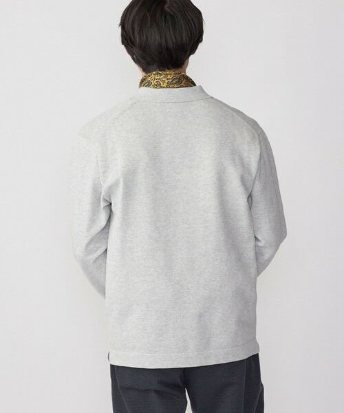 SHIPS / シップス カットソー | SHIPS:〈手洗い可能〉14ゲージ TEXBRID(R) ミラノリブ スキッパー ポロシャツ | 詳細4