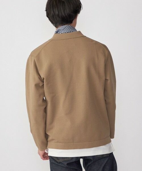 SHIPS / シップス カットソー | SHIPS:〈手洗い可能〉14ゲージ TEXBRID(R) ミラノリブ スキッパー ポロシャツ | 詳細13